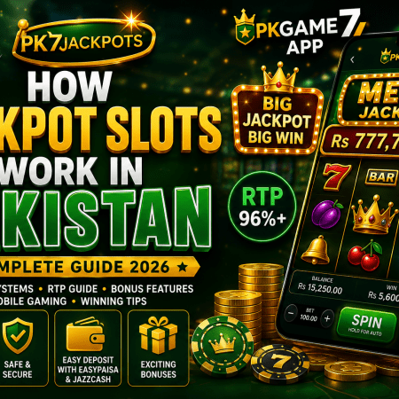 How Jackpot Slots Work in Pakistan 2026
